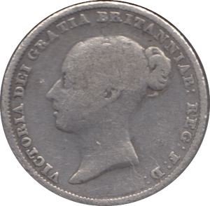 1852 SIXPENCE ( FINE ) 6 - Sixpence - Cambridgeshire Coins