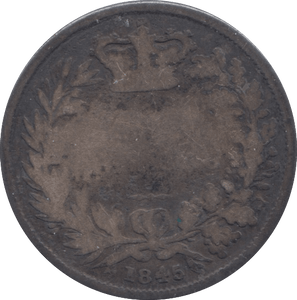1845 SHILLING ( FAIR ) 5 - SHILLING - Cambridgeshire Coins