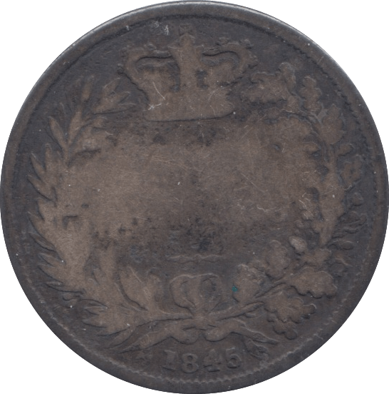 1845 SHILLING ( FAIR ) 5 - SHILLING - Cambridgeshire Coins