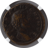 AD 138-161 ROMAN EMPIRE ANTONINUS PLUS AE SESTERTIUS POSTHUMOUS ISSUE (NGC) CH F - NGC CERTIFIED COINS - Cambridgeshire Coins