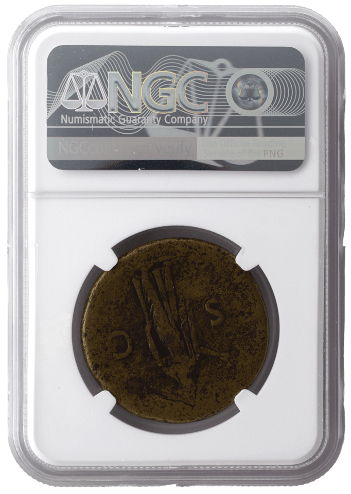 AD 79-81 ROMAN EMPIRE TITUS AE SESTERTIUS ISSUE AS CAESAR (NGC) VG - NGC CERTIFIED COINS - Cambridgeshire Coins