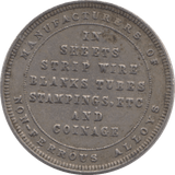ADVERT TOKEN NICKLE BIRMINGHAM MINT ( REF 284 ) - Token - Cambridgeshire Coins