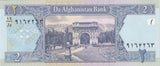 AFGHANISTAN BANK 2 AFGHANI BANKNOTE REF 1382 - World Banknotes - Cambridgeshire Coins