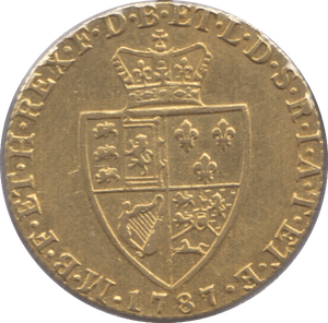 1787 GOLD ONE GUINEA ( EF )