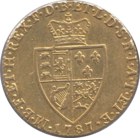1787 GOLD ONE GUINEA ( EF )