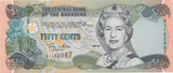 BANK OF BAHAMAS 50 CENTS BANKNOTE REF 1522 - World Banknotes - Cambridgeshire Coins