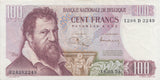 BANK OF BELGIUM 100 FRANK BANKNOTE REF 1553 - World Banknotes - Cambridgeshire Coins