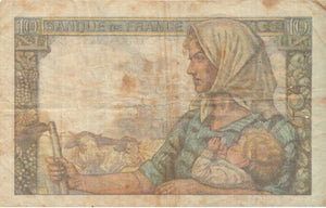 BANK OF FRANCE 10 FRANCS BANKNOTE REF 1277 - World Banknotes - Cambridgeshire Coins