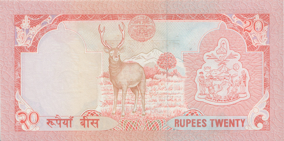 BANK OF NEPAL 20 RUPEES BANKNOTE REF 1563 - World Banknotes - Cambridgeshire Coins