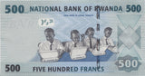BANK OF RWANDA 500 FRANCS BANKNOTE REF 1545 - World Banknotes - Cambridgeshire Coins