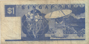 BANK OF SINGAPORE ONE DOLLAR BANKNOTE REF 1316 - World Banknotes - Cambridgeshire Coins