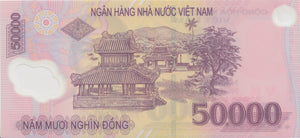 BANK OF VIETNAM 50000 DONG BANKNOTE REF 1542 - World Banknotes - Cambridgeshire Coins