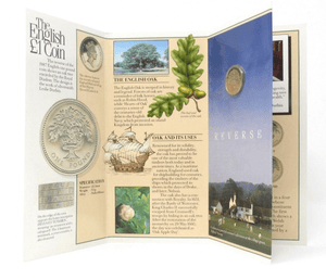 Brilliant Uncirculated £1 Coin Presentation Pack England 1987 - £1 BU PACK - Cambridgeshire Coins