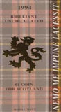 Brilliant Uncirculated £1 Coin Presentation Pack Scotland 1994 - £1 BU PACK - Cambridgeshire Coins