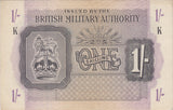 BRITISH MILITARY BANKNOTE 1 SHILLING REF 1378 - World Banknotes - Cambridgeshire Coins