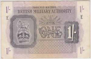 BRITISH MILITARY BANKNOTE 1 SHILLING REF 1390 - World Banknotes - Cambridgeshire Coins