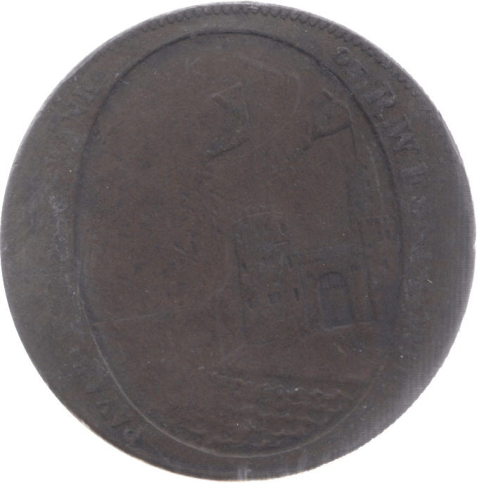 CASTLE DESIGN TOKEN - Token - Cambridgeshire Coins