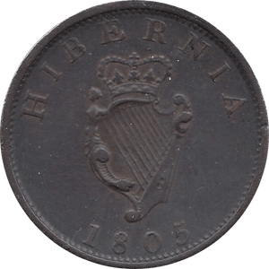 1805 IRELAND HALFPENNY H15