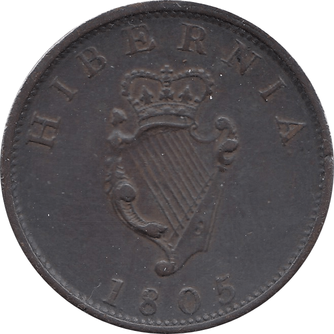 1805 IRELAND HALFPENNY H15