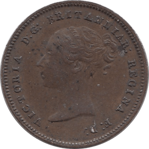 1844 HALF FARTHING ( GVF ) 1 - Half Farthing - Cambridgeshire Coins