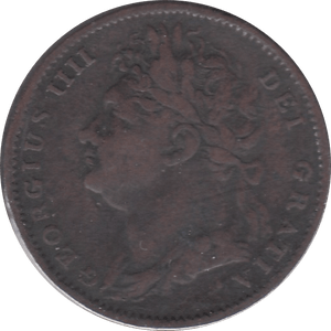 1822 FARTHING ( FINE )