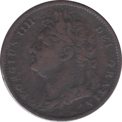 1822 FARTHING ( FINE )