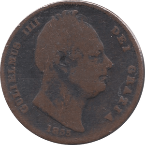 1835 FARTHING ( FAIR ) - Farthing - Cambridgeshire Coins