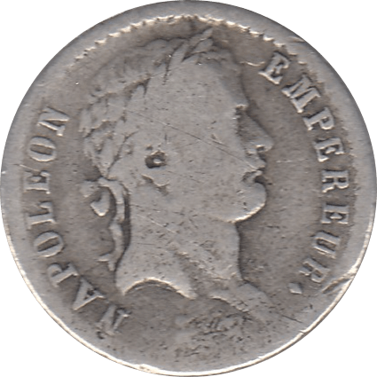 1808 SILVER HALF FRANC MINT MARK A FRANCE REF H80