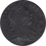 1775 SNIDE HALFPENNY GEORGE III COLONIAL REF H167