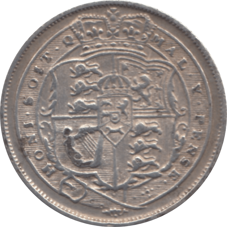 1816 SIXPENCE 1 ( VF )