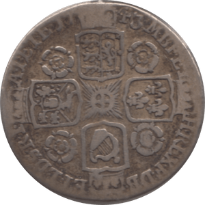 1743 SIXPENCE 1 ( NF )