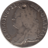 1743 SIXPENCE 1 ( NF )