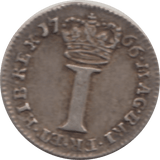 1766 MAUNDY ONE PENNY ( GVF )