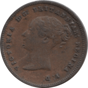 1844 HALF FARTHING 1 ( GVF ) - Half Farthing - Cambridgeshire Coins