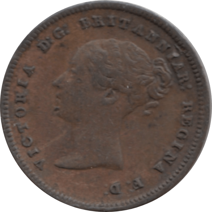 1844 HALF FARTHING 1 ( GVF ) - Half Farthing - Cambridgeshire Coins
