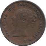 1844 HALF FARTHING 1 ( GVF ) - Half Farthing - Cambridgeshire Coins