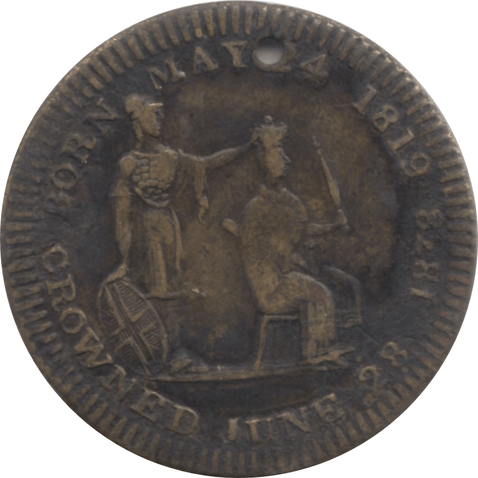 1837 QUEEN VICTORIA CORONATION MEDAL - Token - Cambridgeshire Coins
