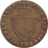 1788 GAMING TOKEN GEORGE III