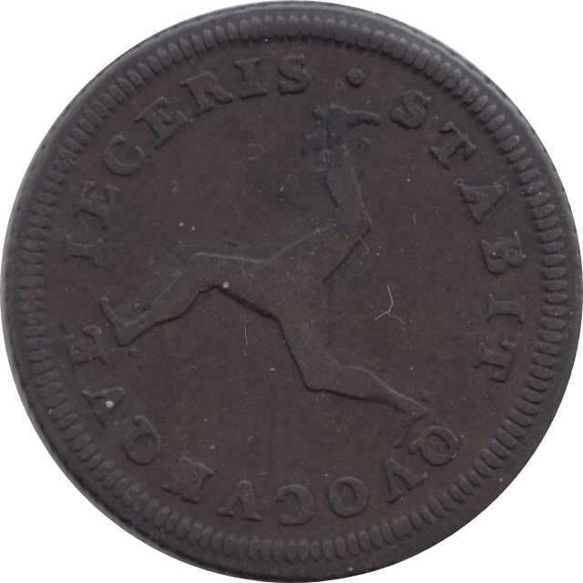 1786 ISLE OF MAN HALFPENNY ( VF )