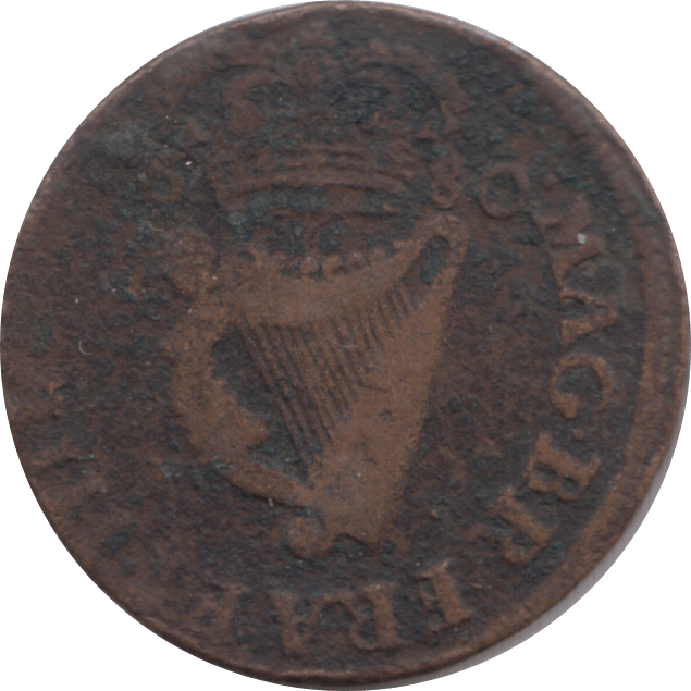 1680 IRELAND HALFPENNY ( FAIR )