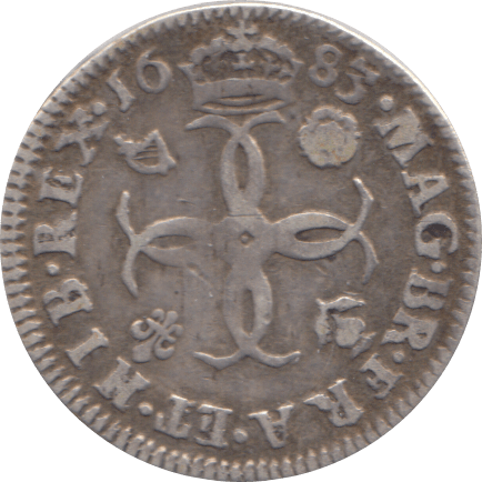 1683 MAUNDY FOURPENCE ( GF )