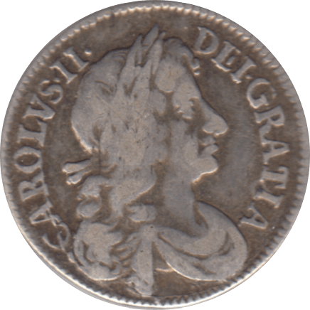 1683 MAUNDY FOURPENCE ( GF )