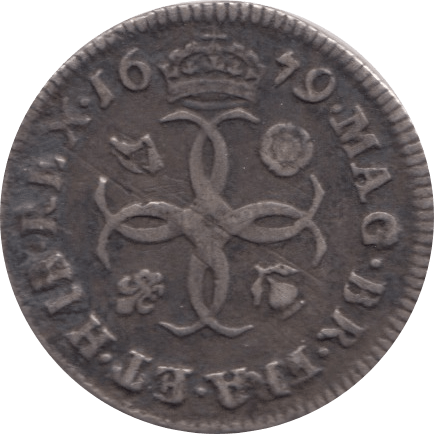 1679 MAUNDY FOURPENCE ( GF ) 1