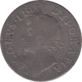1686 / 7 MAUNDY FOURPENCE ( NF ) 1