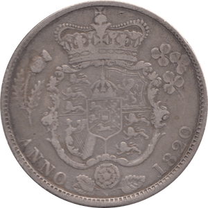 1820 HALFCROWN ( VF ) 1