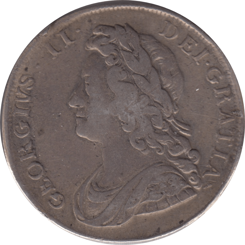 1739 HALFCROWN ( GF ) 1