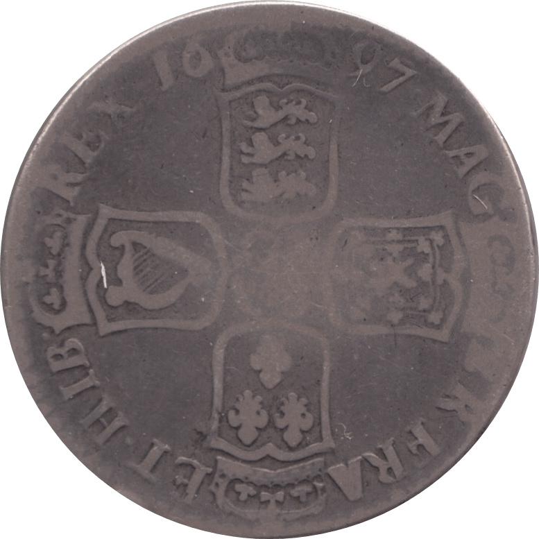 1697 HALFCROWN ( FAIR ) N 1