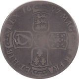 1697 HALFCROWN ( FAIR ) N 1