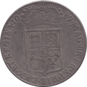 1689 HALFCROWN ( GF ) 1