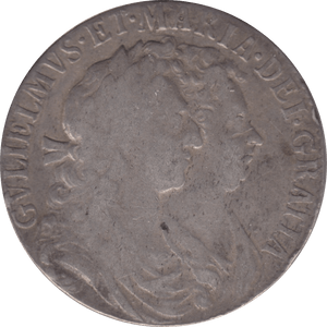 1689 HALFCROWN ( GF ) 1